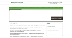 Desktop Screenshot of kalsiyumstearat.com